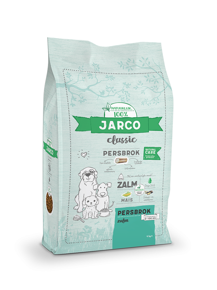 Jarco hondenvoer Classic persbrok zalm <br>4 kg